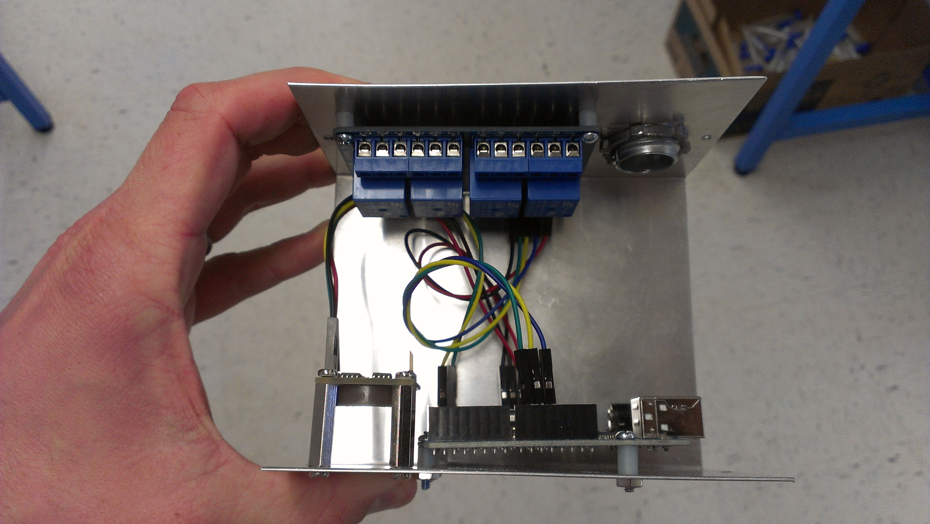 arduino, ds1307 RTC module, and relays to switch things quickly